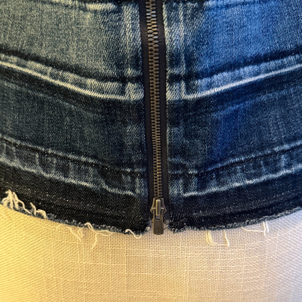 Theory Dark Indigo Denim Tank Top - Picture 5 of 9